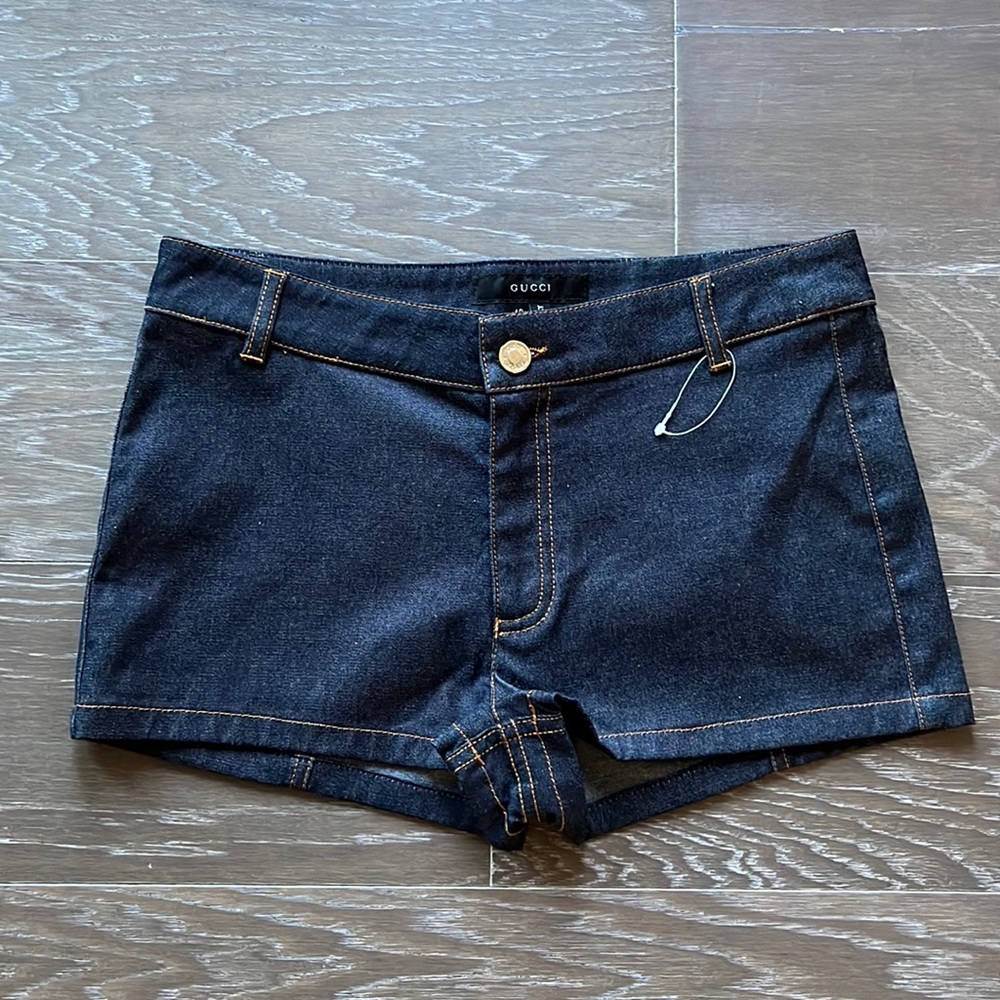 Gucci denim jean shorts